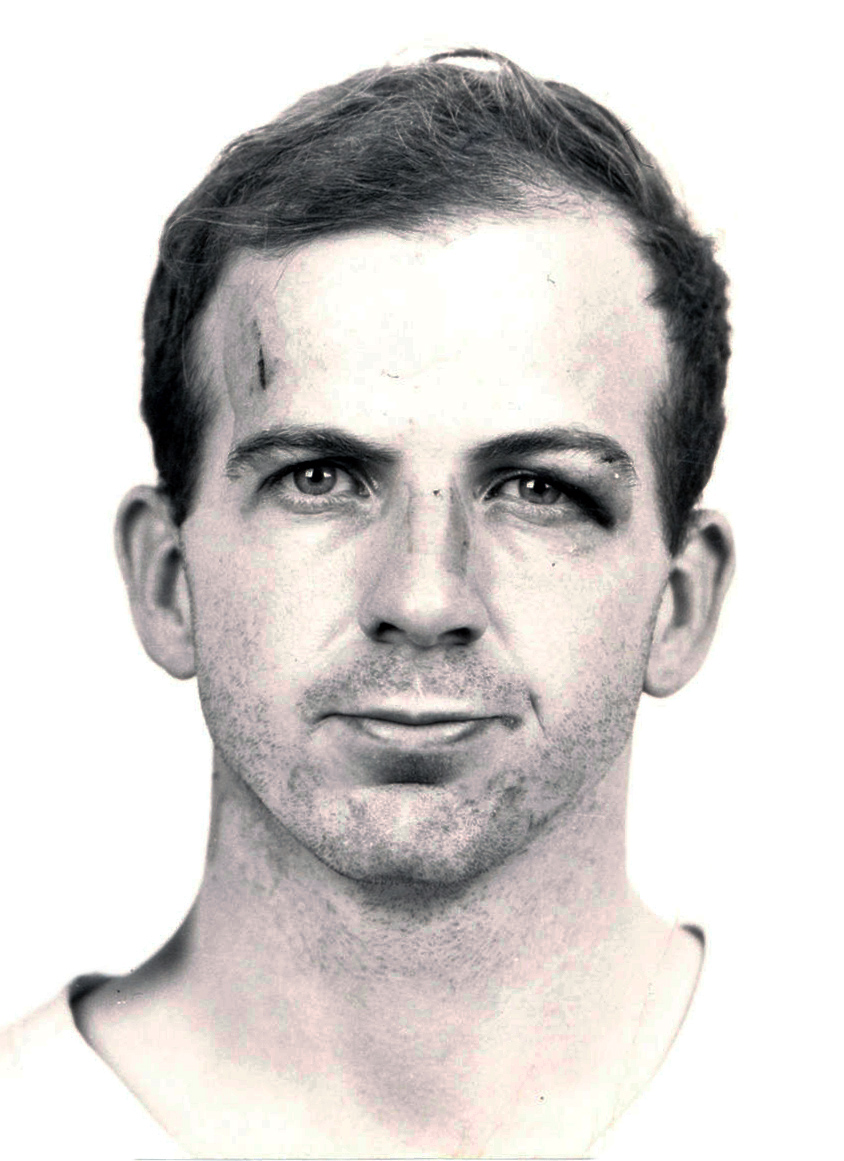 Lee Harvey Oswald Dallas Police arrest photograph from November 1963